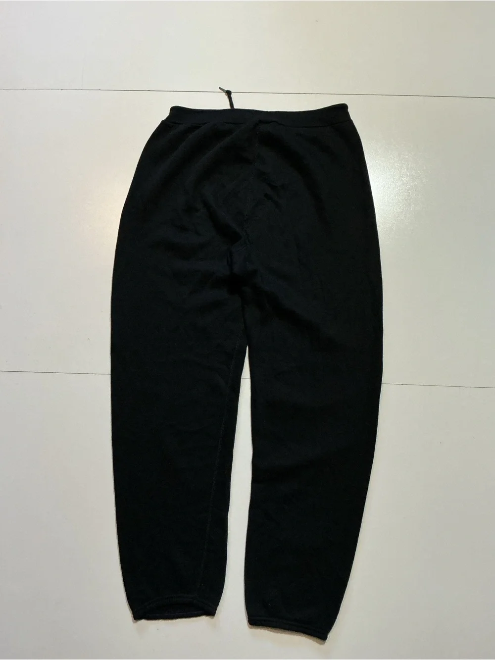 Vintage 80s Made In USA Sportswear Black Fleece 50/50 Track Jogger Sweatpants